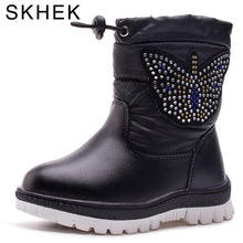Load image into Gallery viewer, Children &#39;s Boots For Girls more than Boys wool styles Boots waterproof Girls boot sport shoes fur lining kids shoes sell at