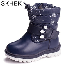 Load image into Gallery viewer, Children &#39;s Boots For Girls more than Boys wool styles Boots waterproof Girls boot sport shoes fur lining kids shoes sell at