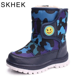 Children 's Boots For Girls more than Boys wool styles Boots waterproof Girls boot sport shoes fur lining kids shoes sell at