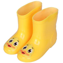 Load image into Gallery viewer, Fashion Children shoes Waterproof Rainboots PVC rubber Boys Girls Baby Cartoon shoes Antiskid Kids Water shoes 020