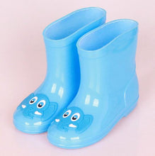 Load image into Gallery viewer, Fashion Children shoes Waterproof Rainboots PVC rubber Boys Girls Baby Cartoon shoes Antiskid Kids Water shoes 020