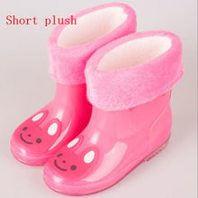 Load image into Gallery viewer, Fashion Children shoes Waterproof Rainboots PVC rubber Boys Girls Baby Cartoon shoes Antiskid Kids Water shoes 020