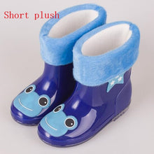 Load image into Gallery viewer, Fashion Children shoes Waterproof Rainboots PVC rubber Boys Girls Baby Cartoon shoes Antiskid Kids Water shoes 020