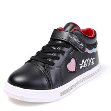 Load image into Gallery viewer, KRIATIV 2018 Autumn New Kids Shoes for Girl Toddler Slippers Tenis Infant Children Sneakers White Heart Shape Love Baby Shoe