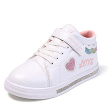 Load image into Gallery viewer, KRIATIV 2018 Autumn New Kids Shoes for Girl Toddler Slippers Tenis Infant Children Sneakers White Heart Shape Love Baby Shoe
