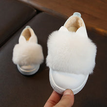 Load image into Gallery viewer, New Style Children Shoes Non-slip Martin Boots Toddler Snow Boots Brand Girls Pompom Rabbit Boots kids Fashion Sneakers