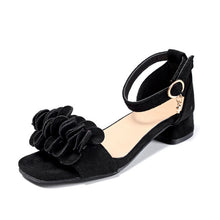 Load image into Gallery viewer, Flowers Girls Sandals 2019 Beach Children&#39;S Shoes Princess Kids Sandals Summer Shoes Girl High Heels 4 5 7 8 9 10 11 12 Year Old